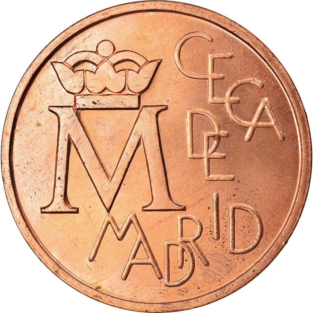 Spain, Medal, Ceca de Madrid, Bodas de Plata, 1987, Proof, MS(63), Copper