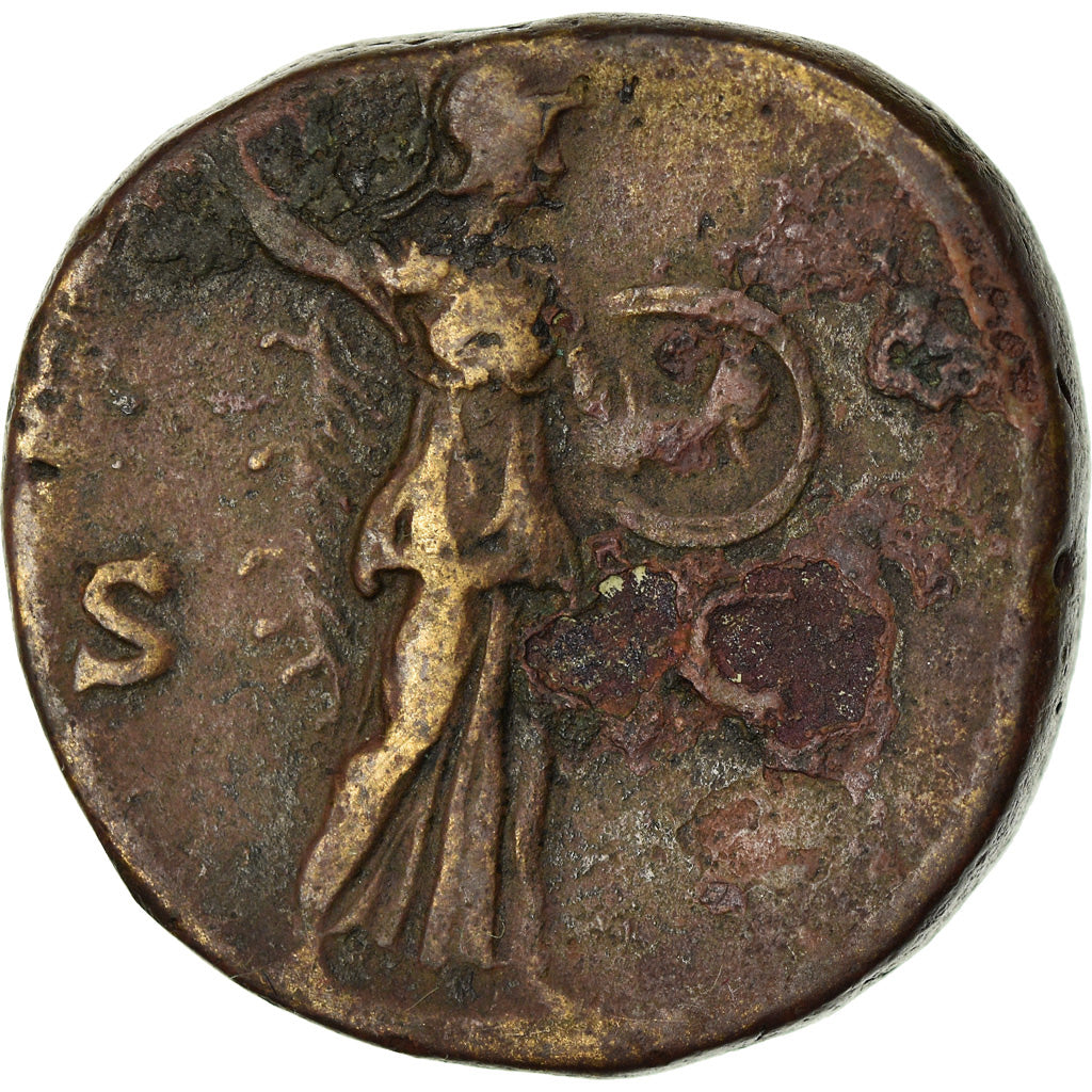 Moneda, Marcus Aurelius, Sestercio, 145, Rome, MBC, Bronce, RIC:1243a