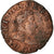 Moneda, Francia, Henri III, Double Tournois, 1581, Poitiers, BC+, Cobre, CGKL:96