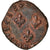 Moneda, Francia, Henri III, Double Tournois, 1586, La Rochelle, BC+, Cobre