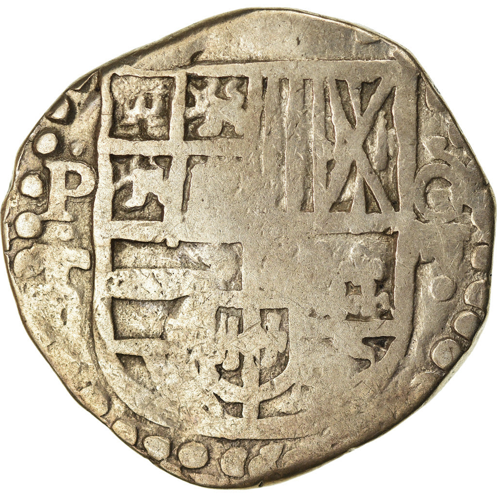 Moneda, Bolivia, Philip III, 4 Réales, 1618-1620, Potosi, COB, BC+, Plata
