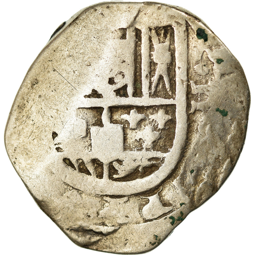 Munten, Spanje, Filip IV, 2 Reales, COB, FR, Zilver