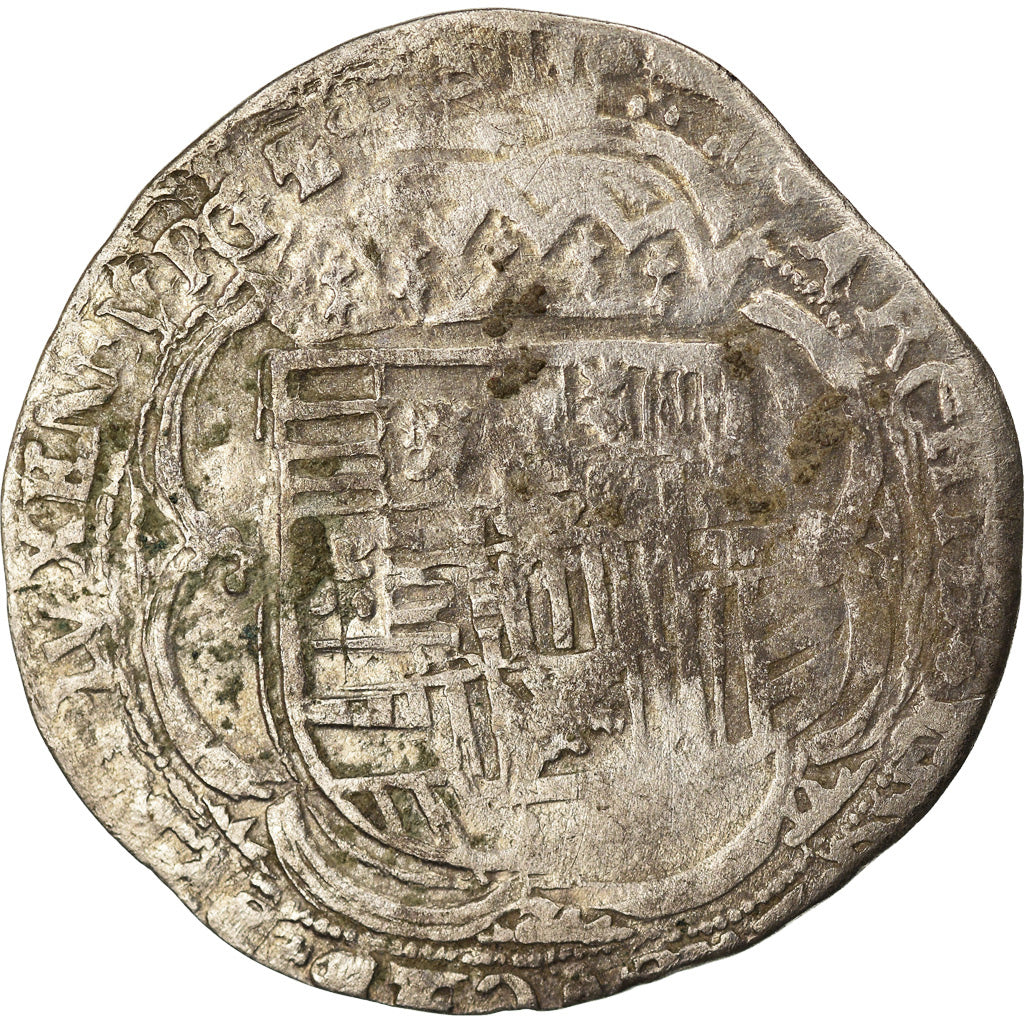 Moneta, Paesi Bassi Spagnoli, TOURNAI, Albert & Isabella, 3 Patards, 1618/7
