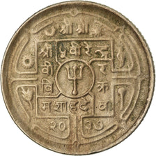 Monnaie, Népal, SHAH DYNASTY, Birendra Bir Bikram, 50 Paisa, 1980, TB+