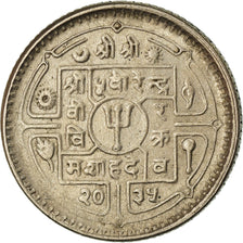 Monnaie, Népal, SHAH DYNASTY, Birendra Bir Bikram, 25 Paisa, 1978, TTB