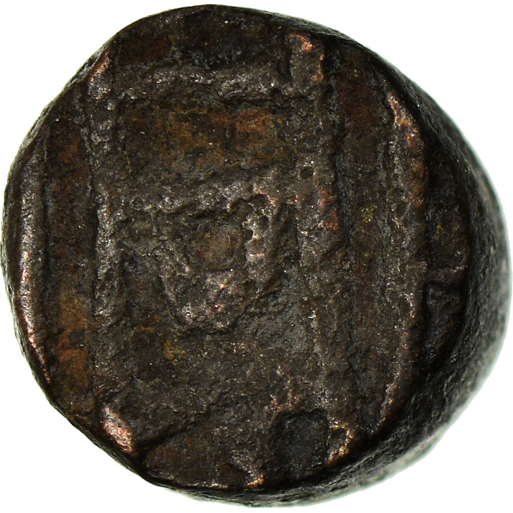 Monnaie, Inde, Vijayanagar Empire, Tuluva Dynasty, Kasu, TB, Cuivre