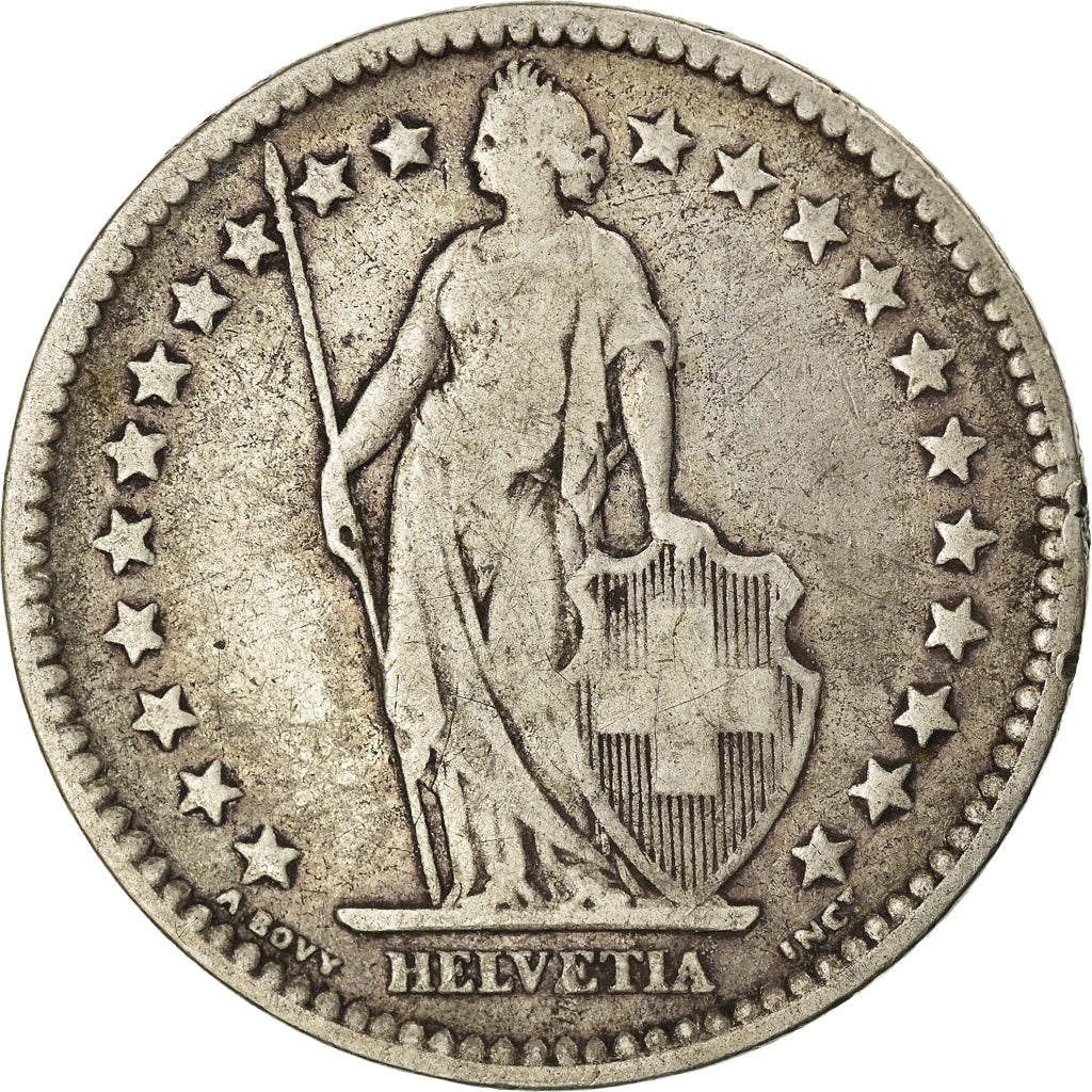 Monnaie, Suisse, 2 Francs, 1875, Bern, TB, Argent, KM:21