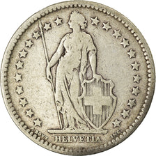 Coin, Switzerland, 2 Francs, 1886, Bern, VF(20-25), Silver, KM:21