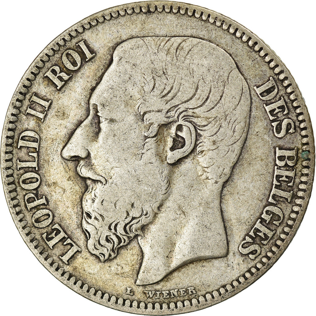 Monnaie, Belgique, Leopold II, 2 Francs, 2 Frank, 1867, TB+, Argent, KM:30.1