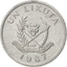 CONGO, DEMOCRATIC REPUBLIC, Likuta, 1967, KM #8, MS(63), Aluminum, 20.9, 1.25
