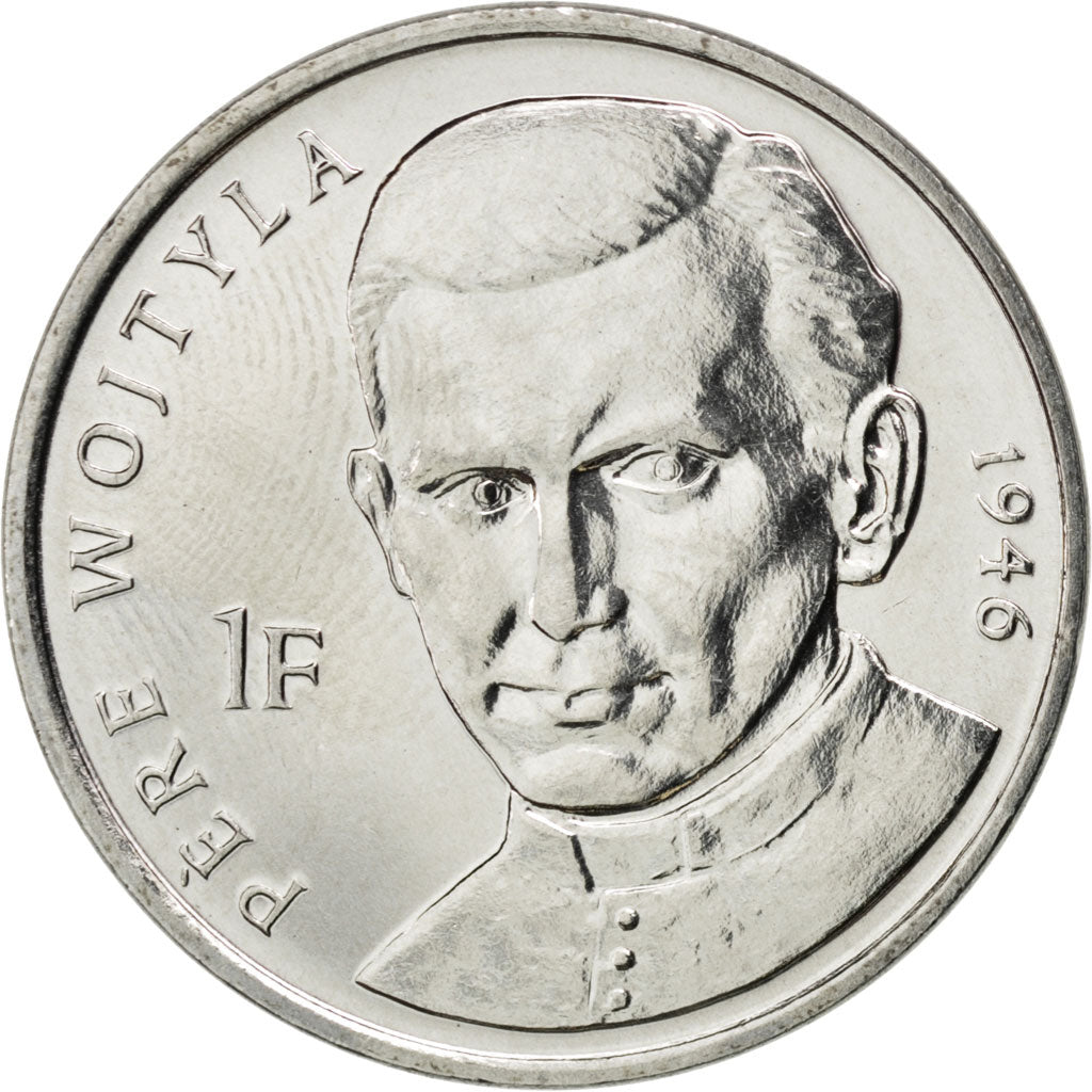 CONGO, DEMOCRATIC REPUBLIC, Franc, 2004, KM #156, MS(63), Nickel Clad Steel,...