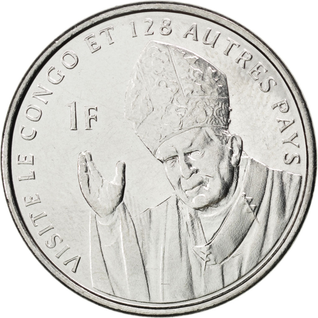 Moneta, CONGO, REPUBBLICA DEMOCRATICA DEL, Franc, 2004, SPL, Acciaio ricoperto