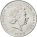 COOK ISLANDS, 5 Cents, 2000, KM #369, MS(63), Nickel Clad Steel, 24.05, 4.45