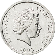 Coin, Cook Islands, Elizabeth II, Cent, 2003, MS(63), Aluminum, KM:421