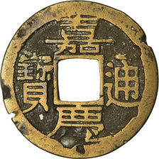 Moneta, China, EMPIRE, Chia-ch'ing, Cash, 1796-1820, Fuchou, VF(30-35), Mosiądz