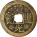 Münze, China, YUNNAN PROVINCE, Tao-kuang, Cash, 1821-51, Tung, S+, Cast Brass