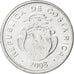 COSTA RICA, 10 Colones, 2008, KM #228b, MS(63), Aluminum, 22.97, 1.14