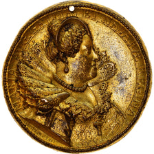 France, Medal, Marie de Médicis, History, 1615, Warin, VF(20-25), Bronze