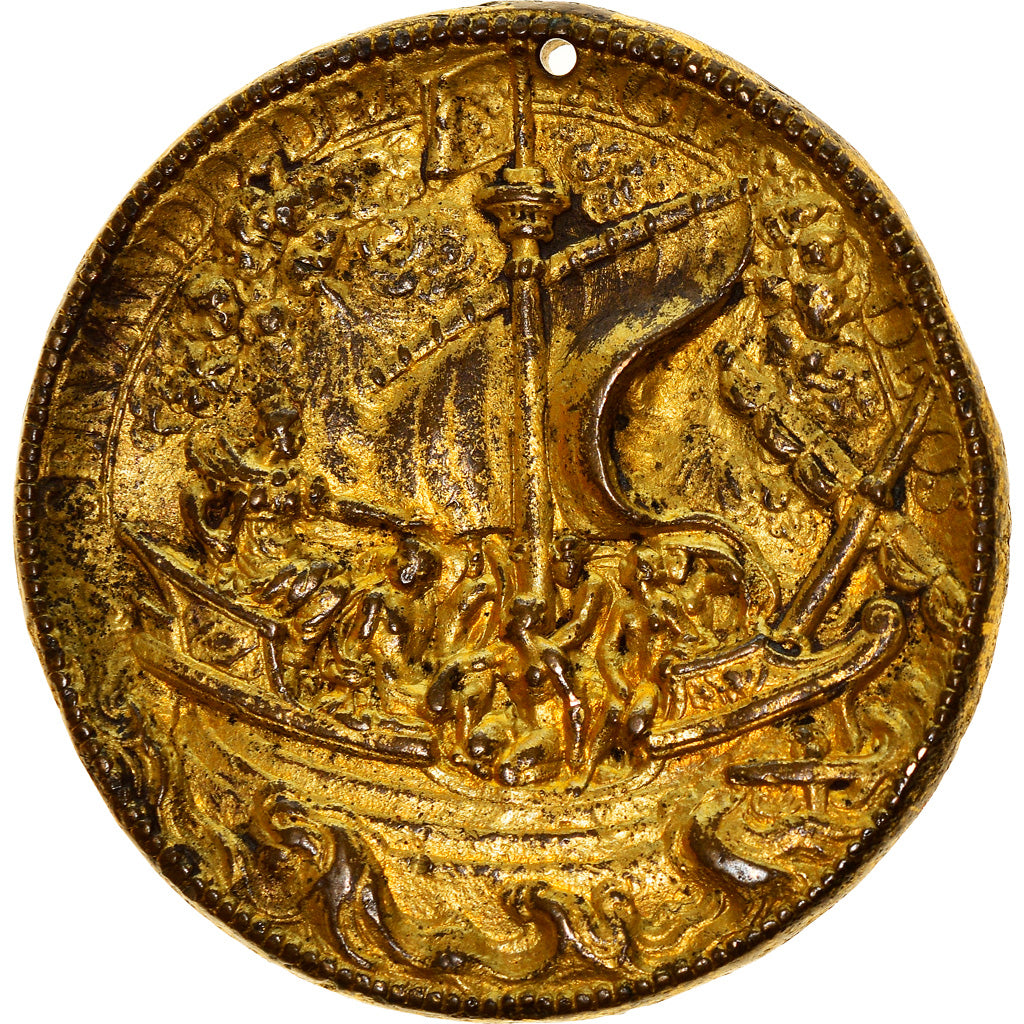 France, Medal, Marie de Médicis, History, 1615, Warin, VF(20-25), Bronze