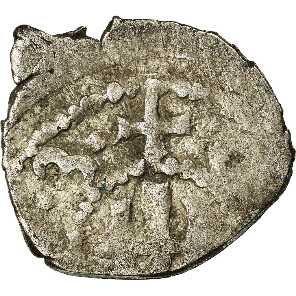 Coin, Italy, Genoese Colonies, Aspro, XIVth-XVth Century, Caffa, VF(20-25)