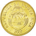 Coin, Costa Rica, 100 Colones, 2007, MS(63), Brass plated steel, KM:240a