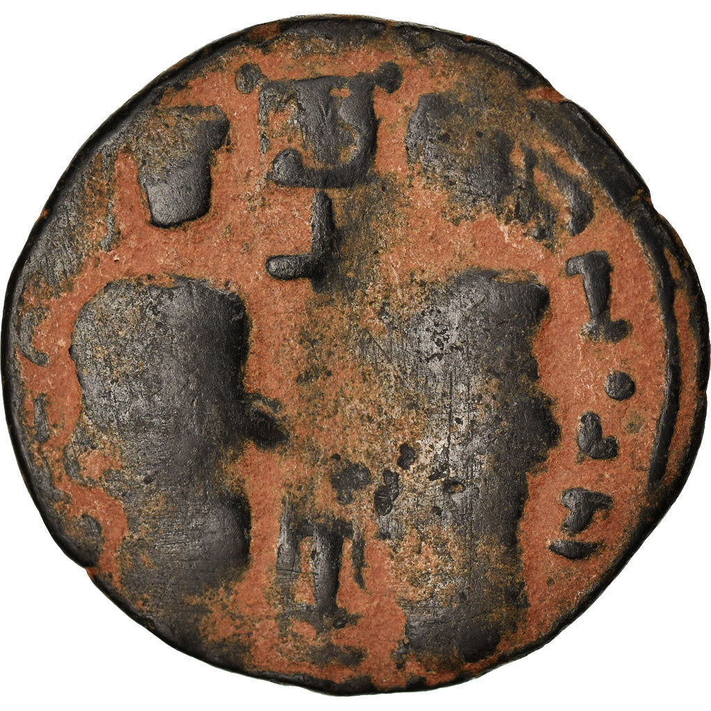 Moneda, Zangids, Nur al-Din Mahmud, Fals, Contemporary imitation, BC+, Cobre