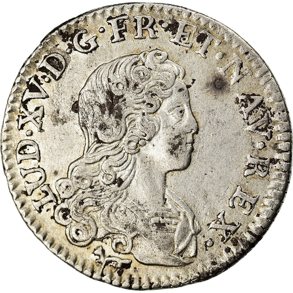 Münze, Frankreich, Louis XV, Livre d'argent fin (20 sols), 20 Sols, 1/6 ECU