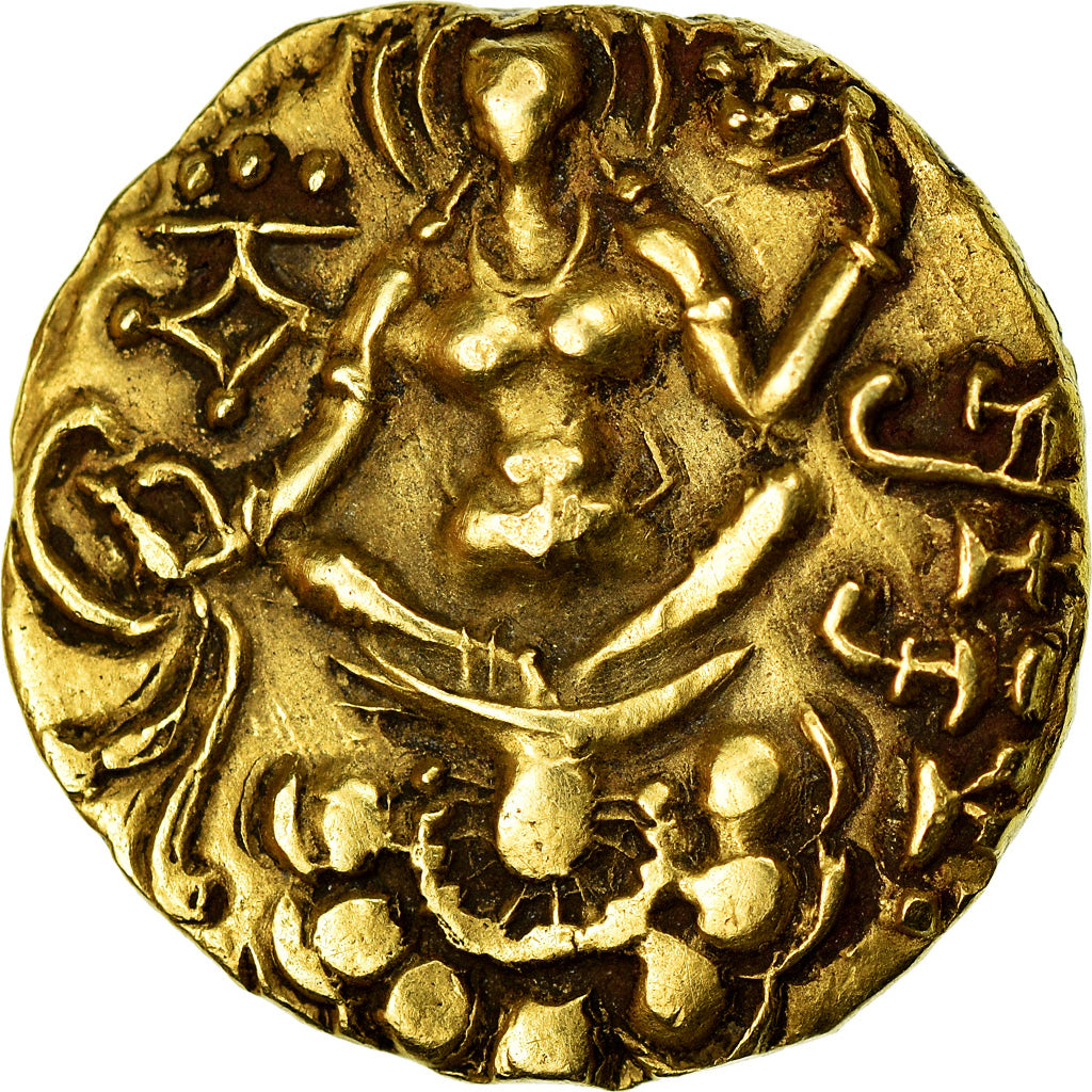 Coin, Gupta Empire, Candragupta II, Stater, 380-414, AU(50-53), Gold