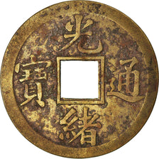Moneda, China, KWANGTUNG PROVINCE, Kuang-hs, Cash, 1875-1908, Kuang, MBC, Latón