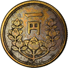 Monnaie, Japon, Hirohito, Yen, 1949, TTB, Laiton, KM:70