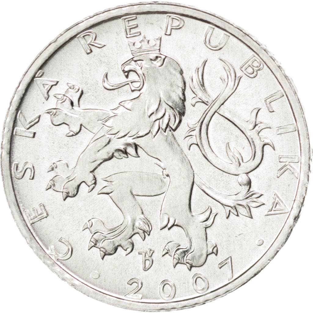 Repubblica Ceca, 50 Haleru, 2007, SPL, Alluminio, KM:3.2