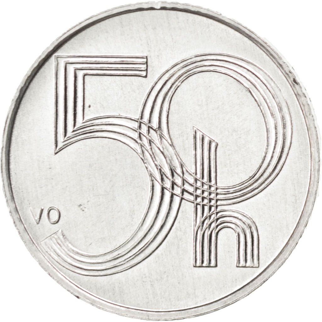 Repubblica Ceca, 50 Haleru, 2007, SPL, Alluminio, KM:3.2