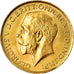 Moeda, África do Sul, George V, Sovereign, 1927, Pretoria, AU(55-58), Dourado