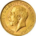 Moeda, África do Sul, George V, Sovereign, 1927, Pretoria, AU(55-58), Dourado