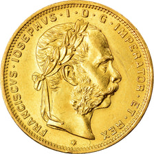 Moneta, Austria, Franz Joseph I, 8 Florins-20 Francs, 1892, SPL, Oro, KM:2269