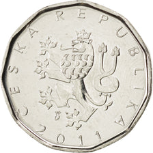 Coin, Czech Republic, 2 Koruny, 2011, MS(63), Nickel plated steel, KM:9