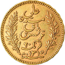 Monnaie, Tunisie, Ali Bey, 20 Francs, 1897, Paris, SUP, Or, KM:227, Lecompte:451