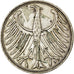 Münze, Bundesrepublik Deutschland, 5 Mark, 1951, Stuttgart, S+, Silber