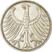Coin, GERMANY - FEDERAL REPUBLIC, 5 Mark, 1966, Stuttgart, AU(50-53), Silver