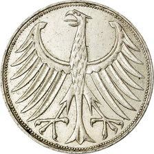 Coin, GERMANY - FEDERAL REPUBLIC, 5 Mark, 1969, Munich, AU(50-53), Silver