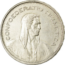 Münze, Schweiz, 5 Francs, 1967, Bern, VZ, Silber, KM:40
