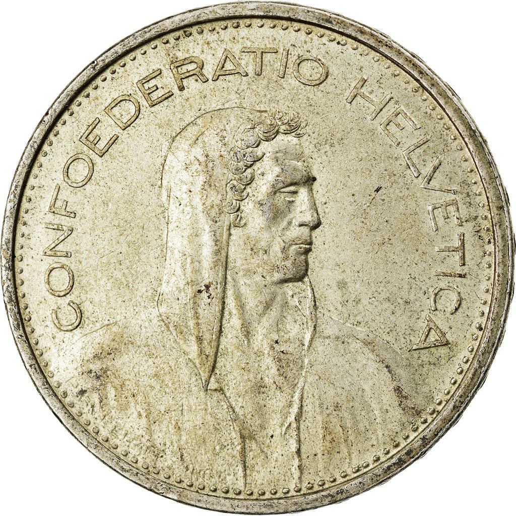 Moneda, Suiza, 5 Francs, 1966, Bern, MBC, Plata, KM:40