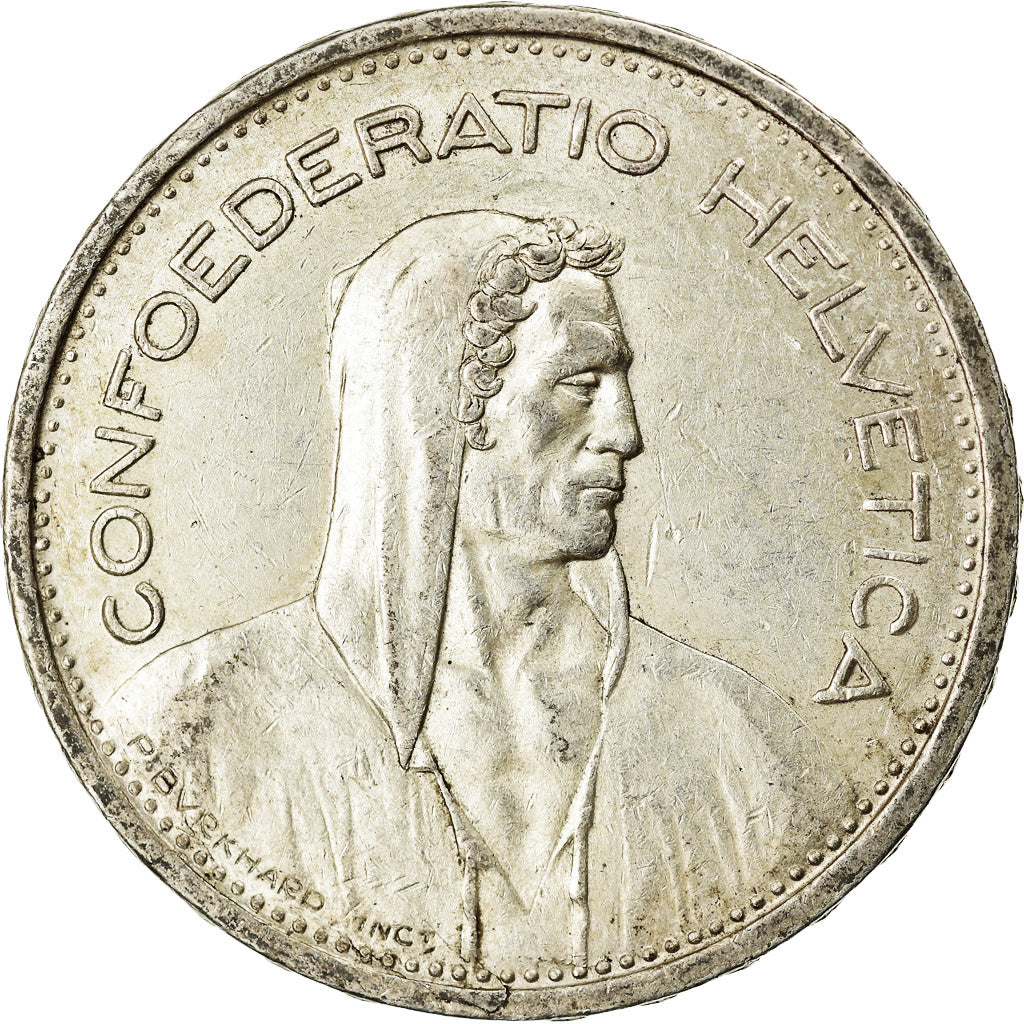 Moneta, Svizzera, 5 Francs, 1954, Bern, BB+, Argento, KM:40