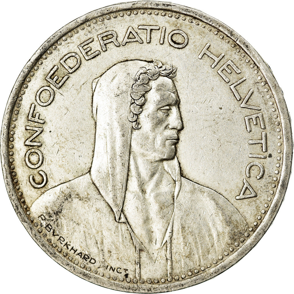Moneta, Svizzera, 5 Francs, 1953, Bern, BB+, Argento, KM:40