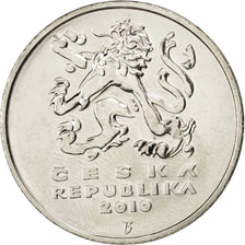 Moneta, Repubblica Ceca, 5 Korun, 2010, SPL, Acciaio placcato nichel, KM:8