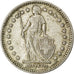 Moneda, Suiza, 2 Francs, 1906, Bern, MBC, Plata, KM:21