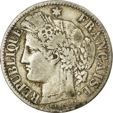 Coin, France, Cérès, 2 Francs, 1873, Paris, VF(20-25), Silver, KM:817.1