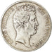 Moneta, Francia, Louis-Philippe, 5 Francs, 1830, Paris, MB+, Argento, KM:735.1