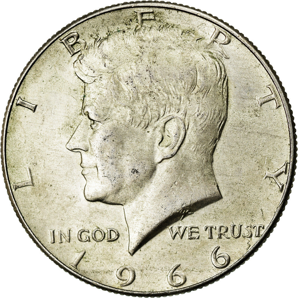 Moneta, Stati Uniti, Kennedy Half Dollar, Half Dollar, 1966, U.S. Mint