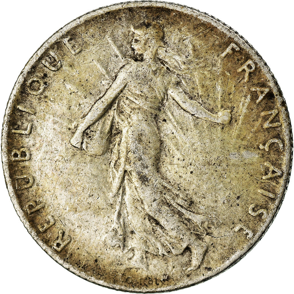 Moeda, França, Semeuse, 50 Centimes, 1900, Paris, EF(40-45), Prata, KM:854